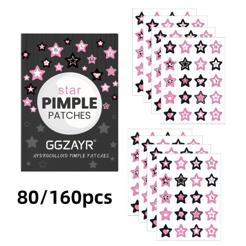 Face Moisturizer - 80/160 adet Yıldız Sivilce Bandı Seti
