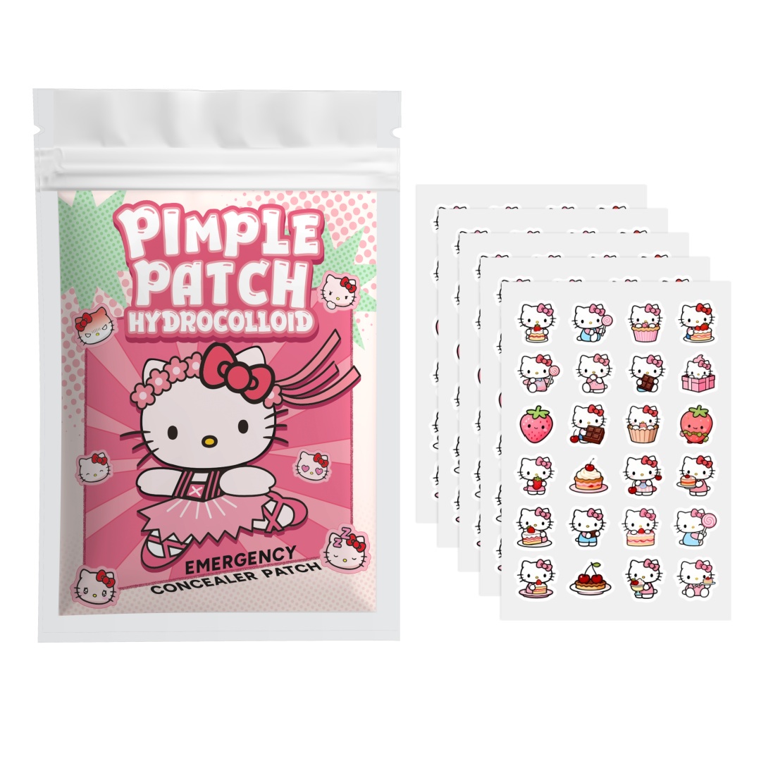 Skincare China - 24/48/72/120 adetlik Hello Kitty yamaları, hidrokolloid