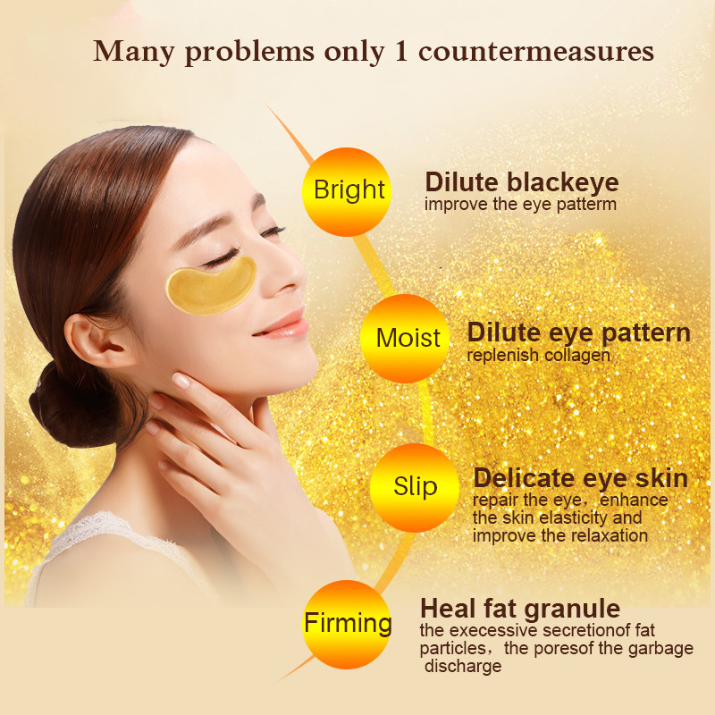 10/20 adet Altın Kristal Kolla - Face Mask Skincare incelemesi ve fiyatı